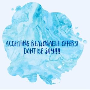 Accepting reasonable offers!!!!